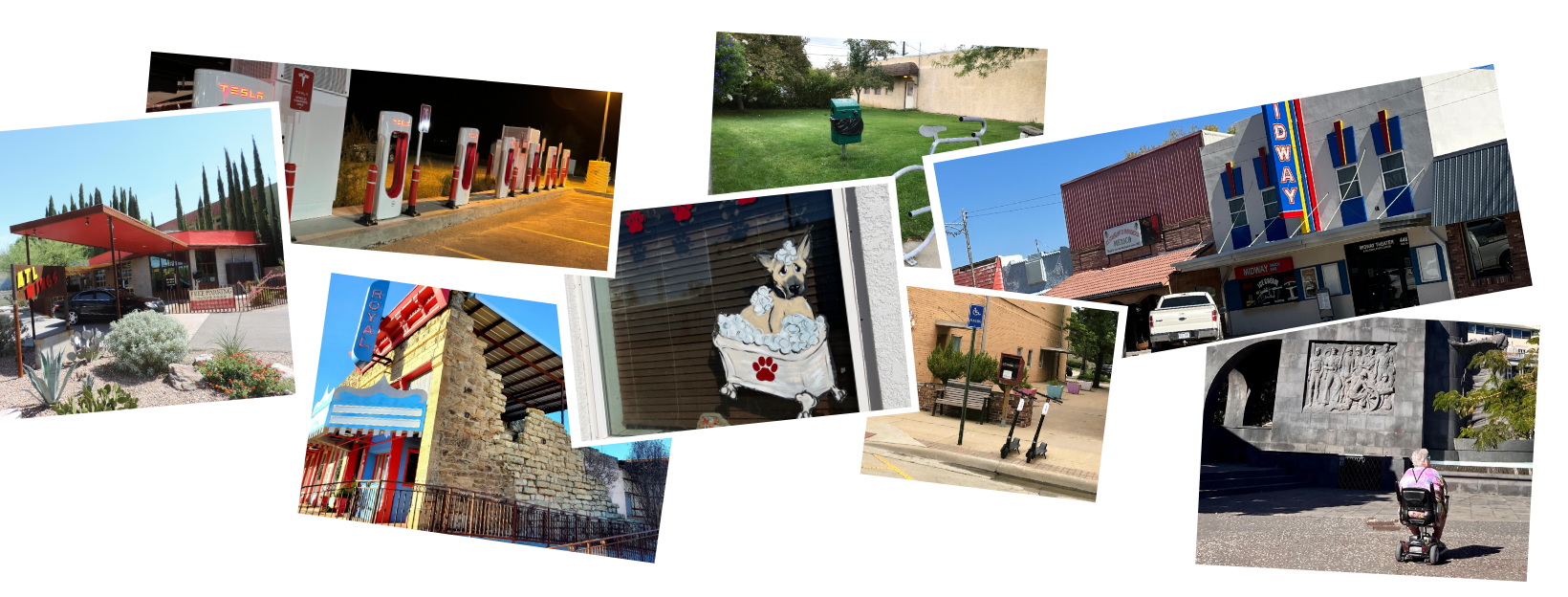 People standing together, arms around each others' backs in community